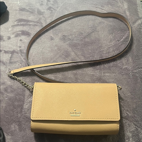 kate spade Handbags - kate spade Pale Brown Crossbody with Gold Hardware